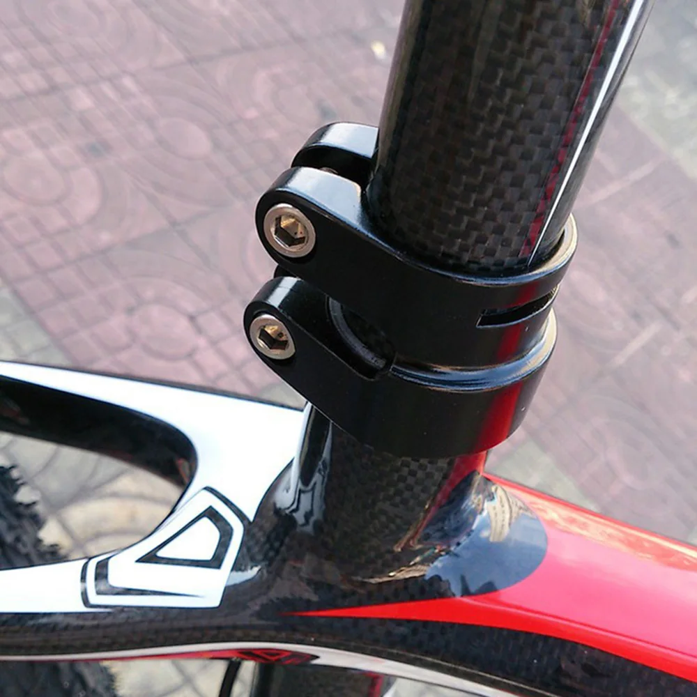 Black On Frame Cable Stop Alloy Double 34.9mm