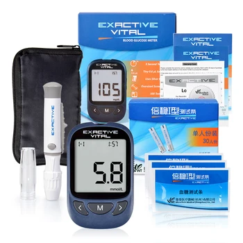 

MICROTECH MEDICAL Diabetic Household monitor 50 Strips & Needles Lancets Blood Sugar Detection Blood Glucose Meters glucometer