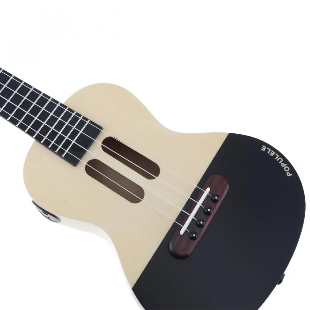  Populele U1 23 Inch Smart Concert Ukulele Spruce Wood Acoustic 4 Strings Guitar with APP Teaching - 4000261338104