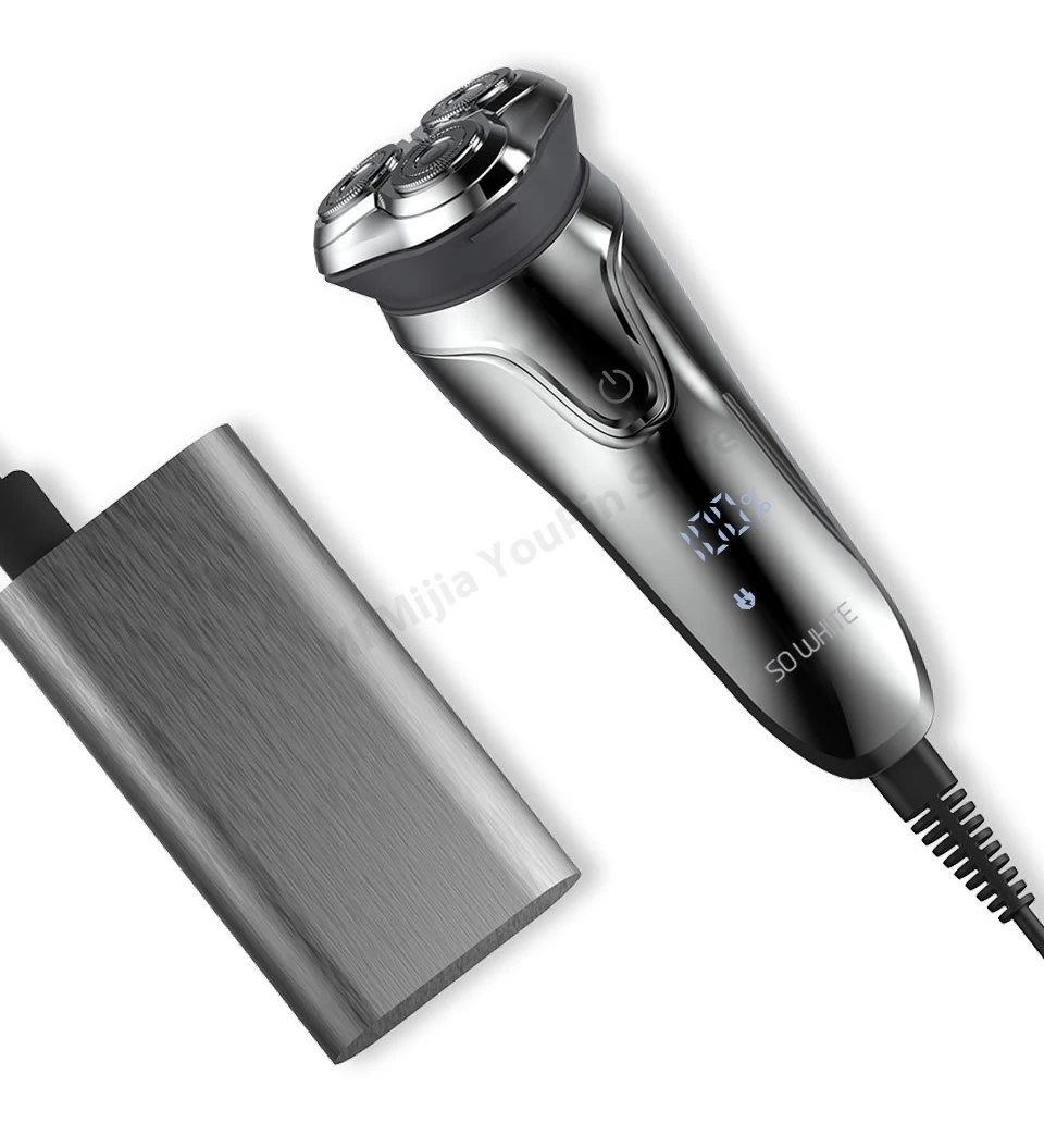 Xiaomi mijia SO WHITE 3D intelligent control razor intelligent anti-pinch USB fast charge IPX7 wet and dry dual-use smart lock (18)