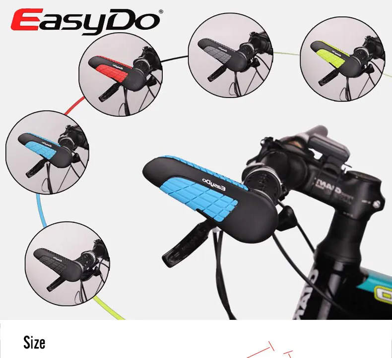 EASYDO MTB Mountain Road Bike Bicycle Barend Bar Ends Cycling Biking Riding Handlebar Ends Touring Engineering Plastics 5 Colors