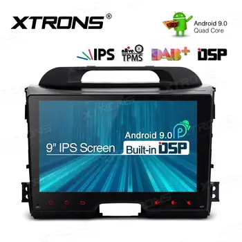 

9" Android 9.0 Car Multimedia Navigation GPS Radio for Kia Sportage Series 3 2010-2016 with 178° Viewing Angle IPS Screen DSP