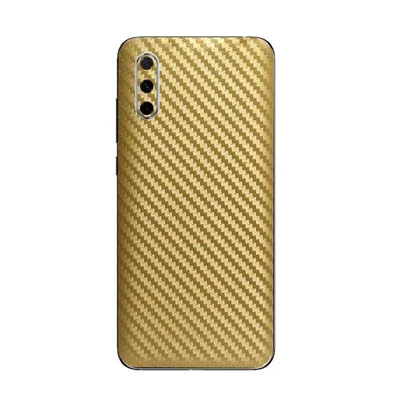 10 шт./лот для xiaomi mi cc9 3D Градиент углеродного волокна полное заднее покрытие наклейка защитная пленка