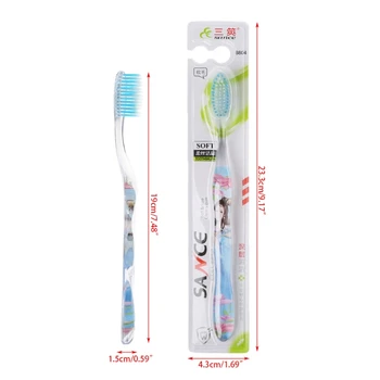 

1pc Travel Soft Bristle Charcoal Toothbrush Portable Tooth Brush color random 896D