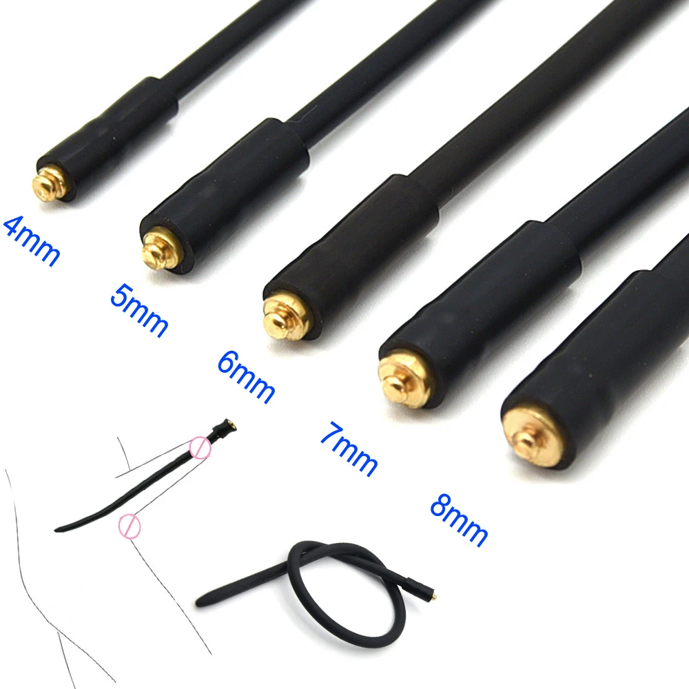 Electro Stimulation Horse Eye Stick Silicone Penis Plug Urethra Catheter Dilator Men Masturbate Shock Accessorry Sex Toy | Красота и