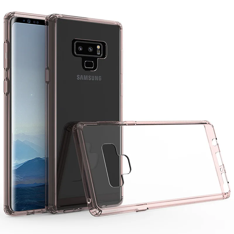 

Amazon Hot Sales SAMSUNG Note 9 Phone Case Transparent Acrylic Protective Case-in-TPU + PC Shatter-resistant