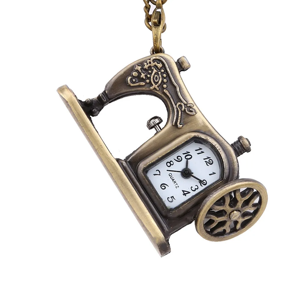 

Retro Round Dial Quartz Small Pocket Watch Racket Scale Pocket Watch Design Pocket Watch Unique Gifts Unisex Fob Clock #10