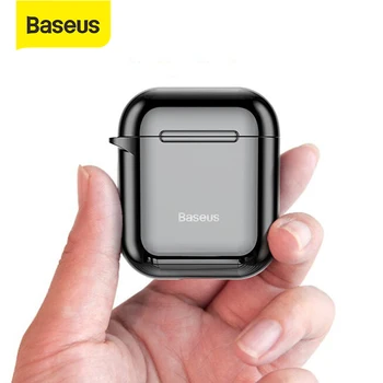 

Baseus Waterproof Protective Case For Airpods 1 2 Wireless Bluetooth Earphone Case Anti-lost Protective Cover For Apple Aipods