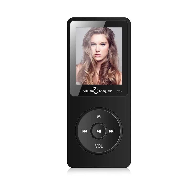 Best  Student ultra-thin mini MP3 player 8GB 16GB HiFi alloy portable mini Walkman support memory expansi