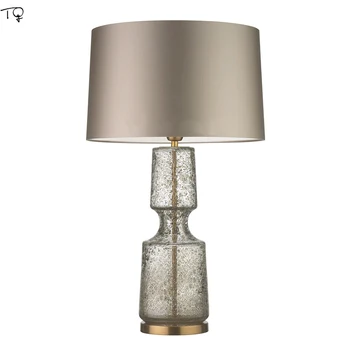 Kaufen Amerikanischen Einfache Luxus Postmodernen Glas Tisch Lampe Kunst Dekor Hause Führte Schreibtisch Licht Wohnzimmer Studie Schlafzimmer Studio Lesen Büro