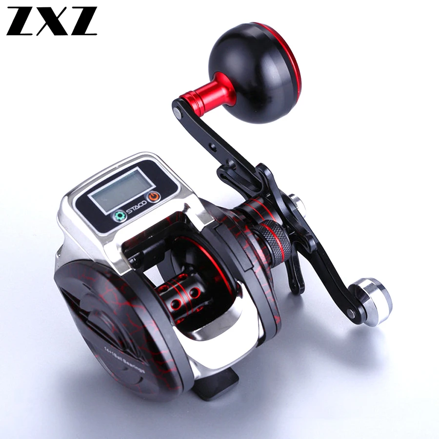 New 13+1 Bearing Left/Right Fishing reel with Digital Display Fishing