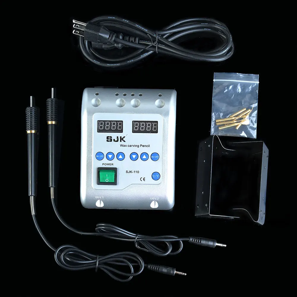 Elektryczny wosk woskowy nóż rzeźba sprzęt do laboratorium dentystycznego elektryczny nóż do rzeźbienia Waxer zawiera 6 końcówek woskowych + 2 długopisy narzędzia stomatologiczne 2 Elektryczny wosk woskowy nóż rzeźba sprzęt do laboratorium dentystycznego elektryczny nóż do rzeźbienia Waxer zawiera 6 końcówek woskowych + 2 długopisy narzędzia stomatologiczne 2