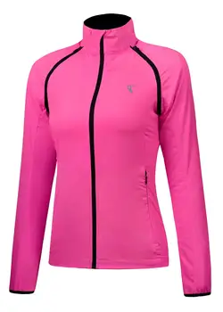 

J.CARP Convertible Women Cycling Jacket Windproof Water Resistant Softshell
