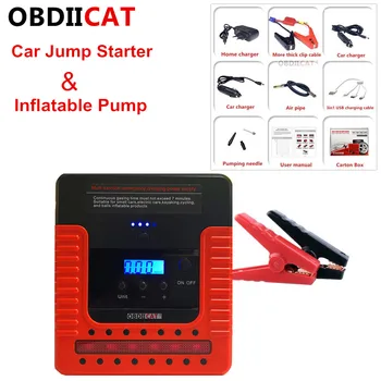 

TM16A New Starting Device 400A Digital display Car Jump Starter Air Pump Car Starter For Car Battery Charger Air Compressor