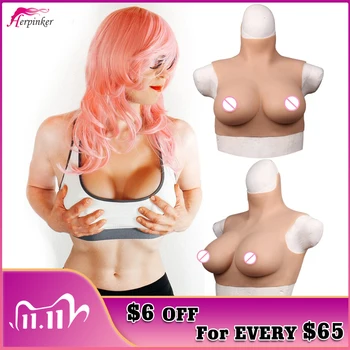 

Zero Two Cosplay Fake Breast Plate Silicon Boobs Artificial Breast B C D E G Cup Breast Forms For Sexy Crossdresser Fake Breast