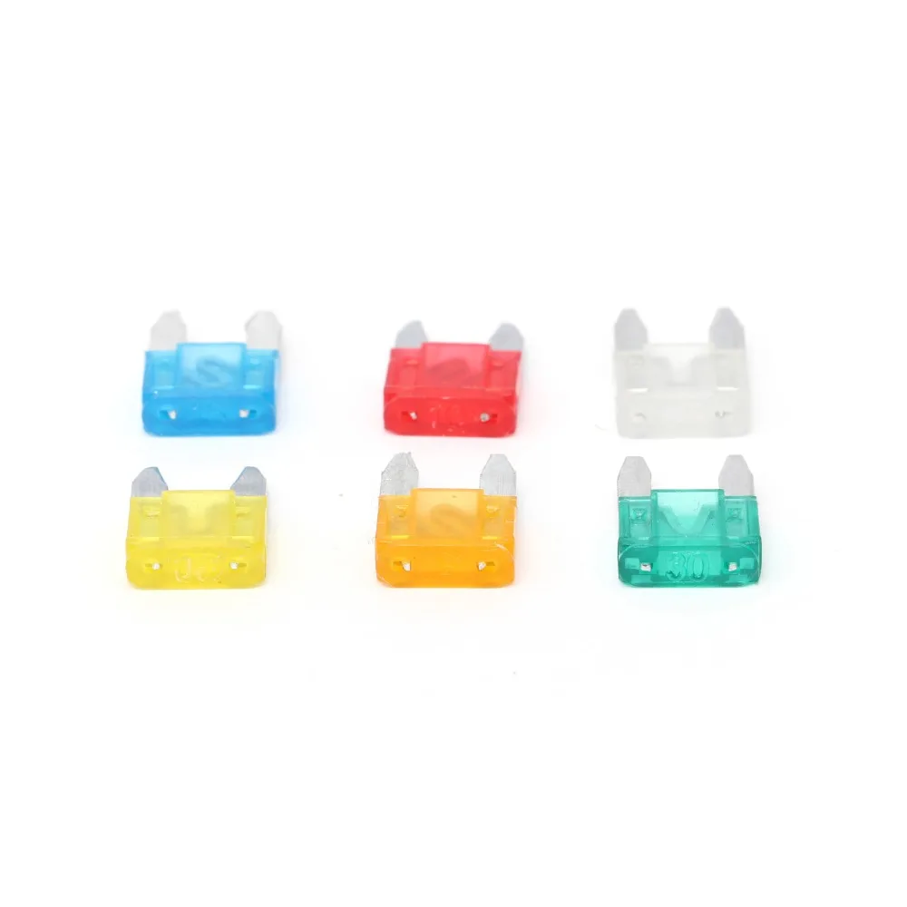 Car Fuse Assortment Set 120Pcs/lot 5A 10A 15A 20A 25A 30A AMP Plastic Box car fuses kit