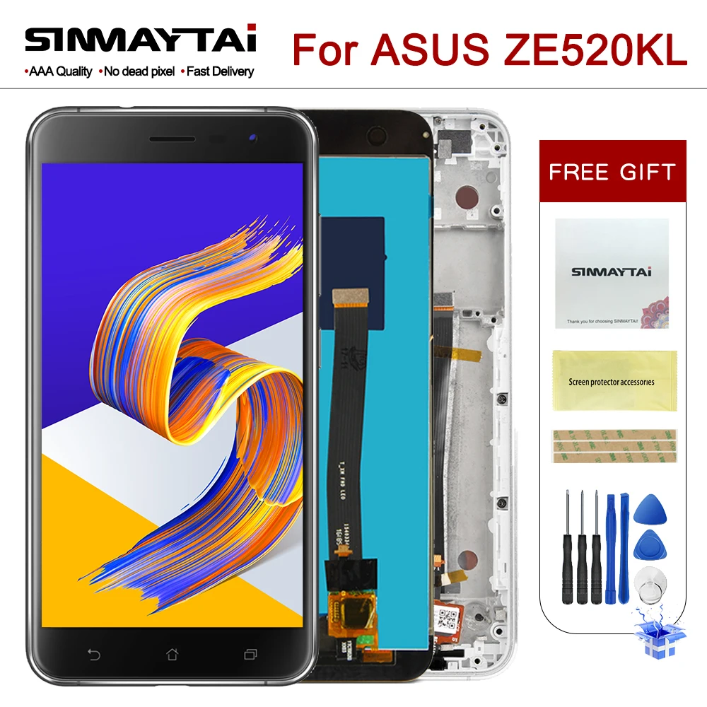 ЖК дисплей 5 2 дюйма ZE520KL для Asus ZenFone 3 Z017D Z017DA Z017DB сменный сенсорный экран с цифровым