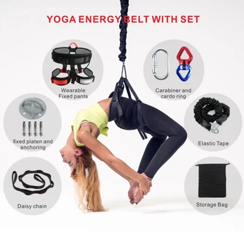 

Bungee Dance Fitness Training Aerial Yoga Cord Pilates Elastic Suspension Sling Trainer Pull Rope