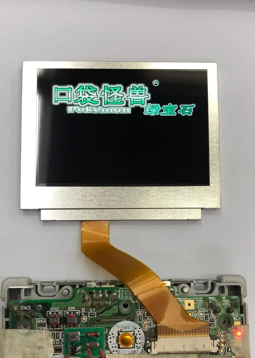 ЖК экран с подсветкой для Gameboy Advance SP 100% новый яркий дисплей GBA ярче SP|screen gba|screen