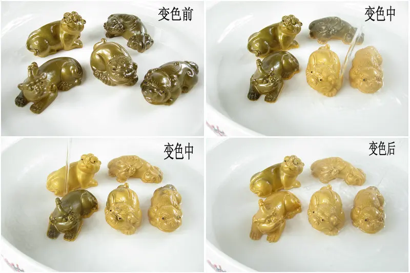 Profession Production Resin Tea Ornaments Animal Color Changing Tea Set Pixiu Tea Set Accessories Tea Ceremony Tea Tray Furnishi