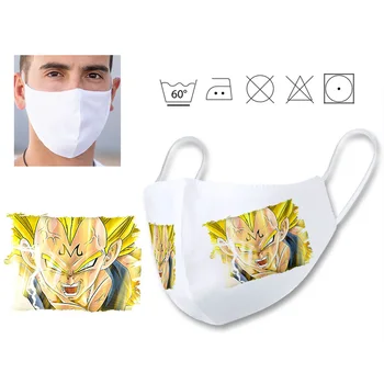 

Reusable hygienic mask DBZ MAJIN VEGETA SSJ2 furious double layer
