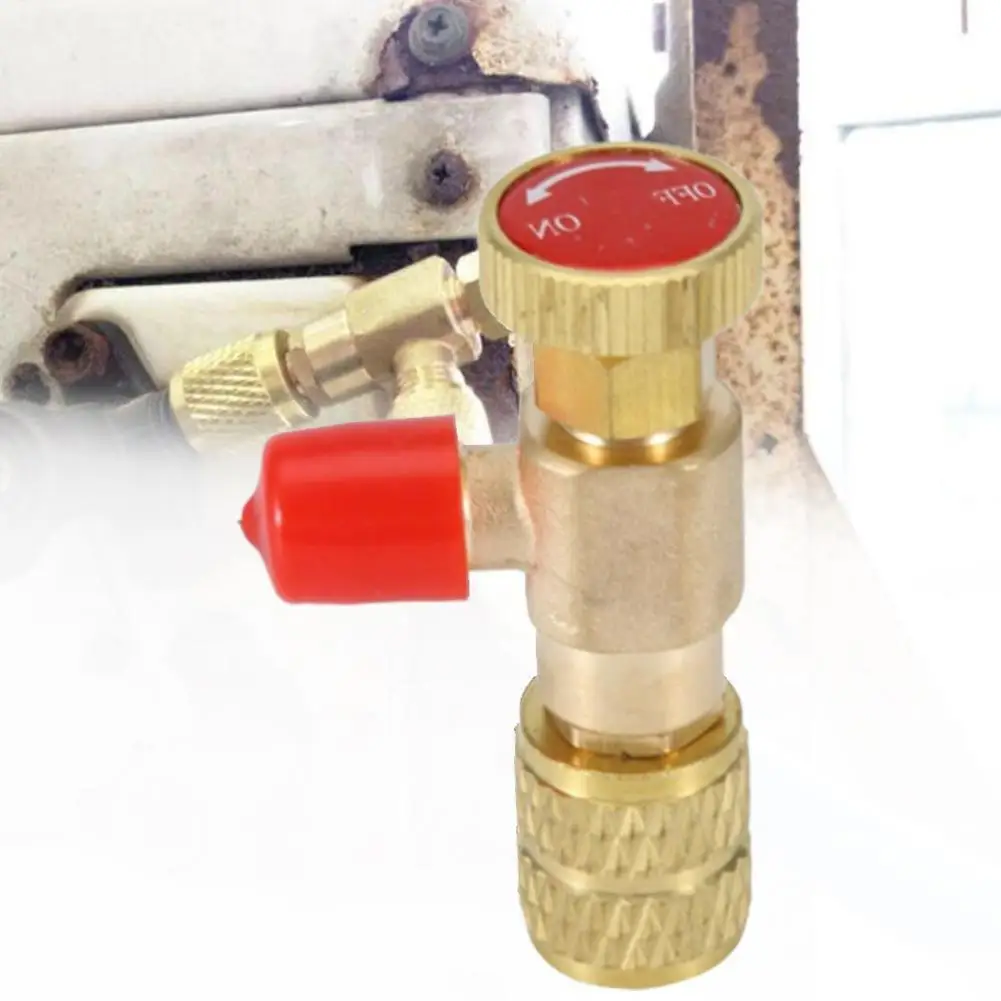 Wf02 красный R410 медь плюс жидкий предохранительный клапан заправочный холодильные