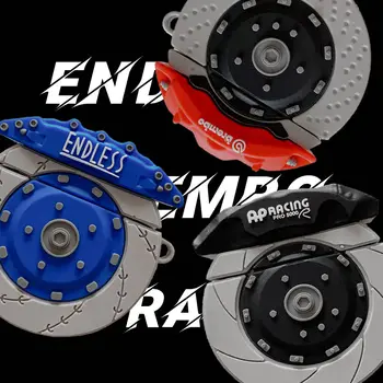 

3D Cool Auto Parts Brake Block Bluetooth Wireless Headset Set Silicone Cover for Airpods 1/2/pro Earphone Protective for Boy