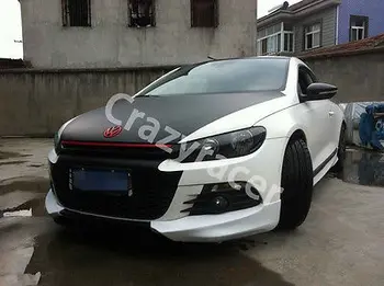 

Front Bumper Splitter Aprons For Volkswagen VW Scirocco Non-R 10-12 O Style Unpainted ABS