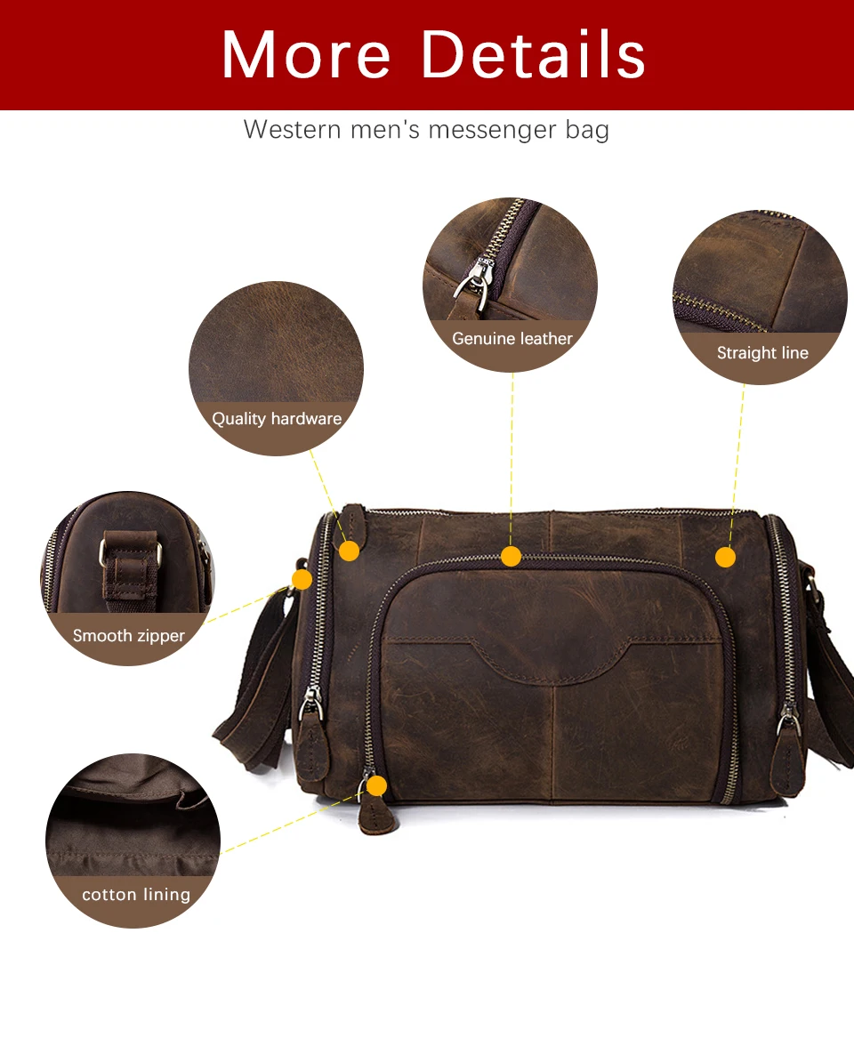 Messenger Plus Organizer Leather Bag