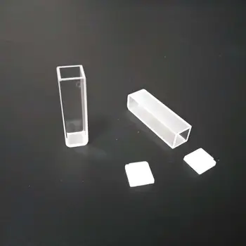 

Free shipping Q104 3.5ml 10mm path length standard quartz cuvette with lid