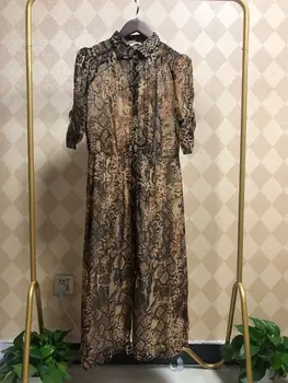 

Women's Dress Python Print Long Dress