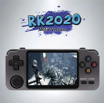 

RK2020 Retro Game Console 3.5 inch HD IPS Screen Portable Handheld Game Player for PS1/N64 With 15000+ Games Video Game Player