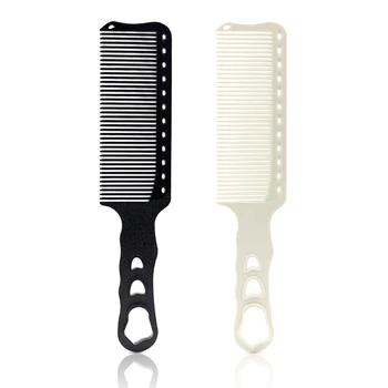 

2Pcs Professional Salon Hair Combs Anti-Static Plastic Resin Comb Hair Styling Flat Combs Hair Styling Tools