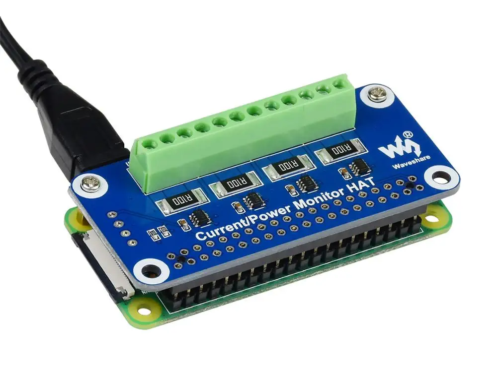 Monitor de Energia Projetado para Raspberry Corrente Chapéu Interface Smbus 4-ch Atual Tensão pi - I2c - Imagem 4