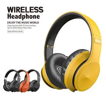 

IKOLE Wireless Headphone Bluetooth Foldable Deep Bass HIFI Stereo Headset with Microphone Support TF Card/FM Radio mode Earphone