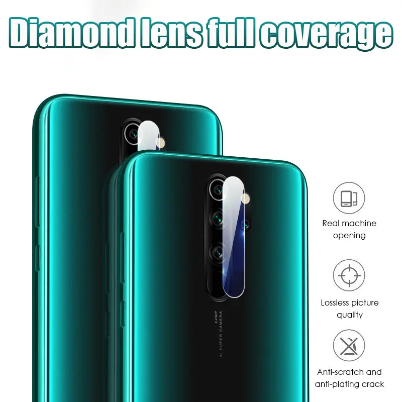 2в1 Гидрогелевая пленка для Xiaomi Redmi note 8 Pro Защитная объектива камеры 7 8A redmi8a