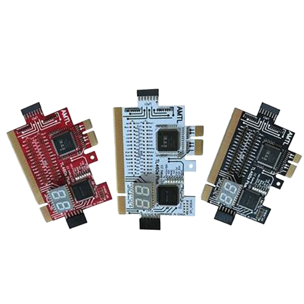 

LED Indicator Tool Laptop Desktop PC Post Motherboard Debug Diagnostic Card Accessories Detect PCI-E LPC Multi Use Easy Use Test