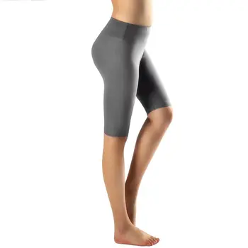 

Women High Rise Seamless Skinny Sport Pants Solid Color Butt Lift Yoga Boxer Shorts Fitness Tights Legging U90E