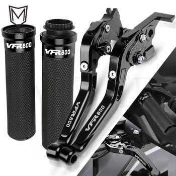 

For Honda VFR800 VFR 800 VTEC 2002-2008 2003 2004 2005 2006 2007 Motorcycle Accessories Brake Clutch Levers Handlebar Hand Grips