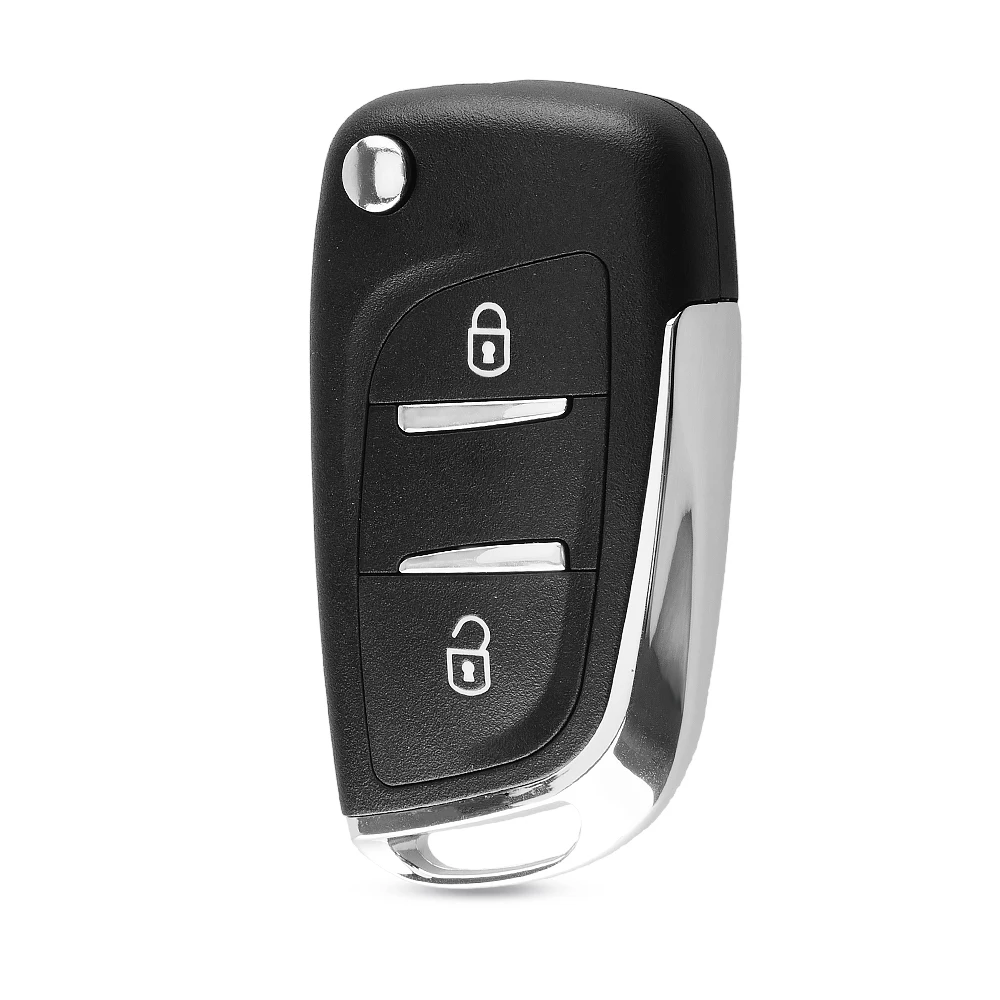 Чехол KEYYOU Key для Peugeot 107 207 307 307S 308 407 607 2 кнопочный модифицированный чехол книжка с