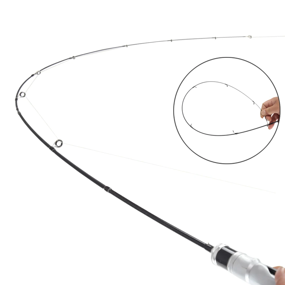 Tanie Wędka spinningowa ul 1.68m1.8m 0.8 5g waga przynęty ultralekkie wędki spinningowe ultra lekki wędka rzutowa