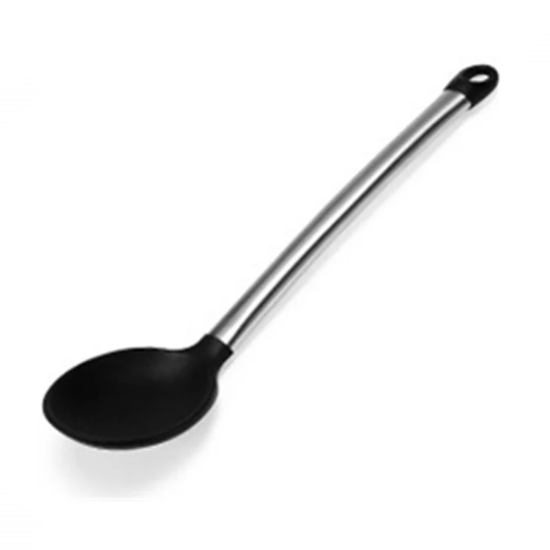 Protable Suit 8PCS Kitchenware Set Silicone High Temperature Resistant Stainless Steel Handle Spatula Cooking Tool Kitchen Set
