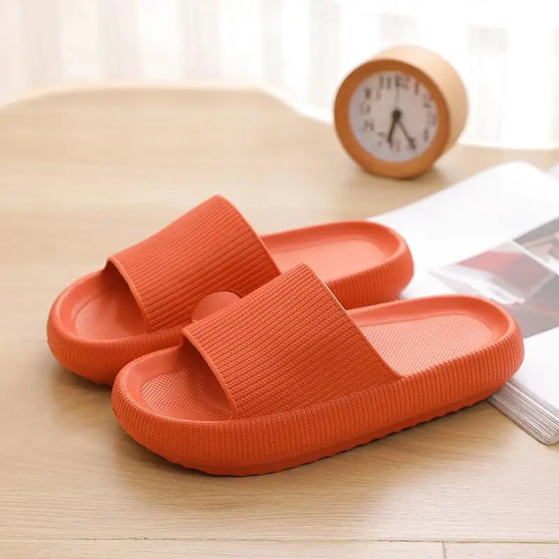 Thick Platform EVA Slippers Summer Beach Home Wearing Latest Technology-Super Soft Sole Anti-slip Shoes Indoor Fashion Slipper 