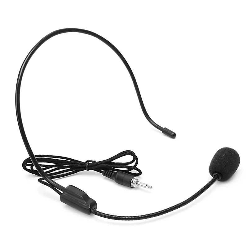 3.5mm 유선 마이크 음성 증폭기 헤드셋, 스튜디오 회의 음성 스피커