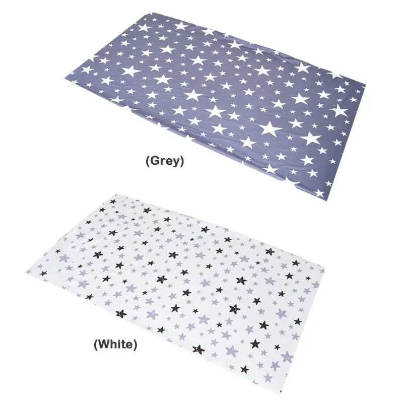 Cotton Crib Fitted Sheet Formaldehyde-free No Fluorescent Agent Baby Bed Cover Soft Breathable Infant Bedding Mattress