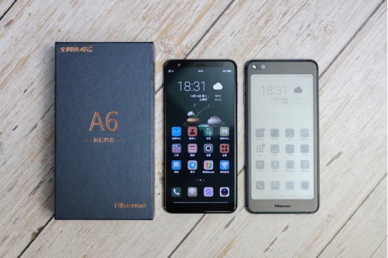 Hisense A6 смартфон 6,0" AMOLED+ 5,61" с чернилами, двойной экран, Восьмиядерный процессор Snapdragon 660, 6 ГБ ram, 128 ГБ rom, Android 8,0