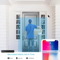 [4K NVR, wykrywanie ludzi/samochodów] Reolink 8ch NVR do kamery Reolink 4MP/5MP IP 24/7 nagrywanie H.264 wideorejestrator 2TB HDD RLN8-410 4