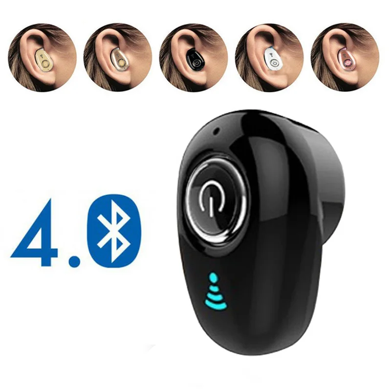 

S650 Mini Bluetooth Earphone Sport Wireless Headphone In-Ear Headset with Mic Invisible Earbud Handsfree Stereo for Phone