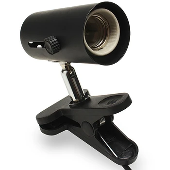 

Reptile Uva Uvb Lamp Bulb Holder Ceramic Clip-On Holder Clamp Light Fixture For Reptiles Lights Turtle Lizard Heating Lamp Light