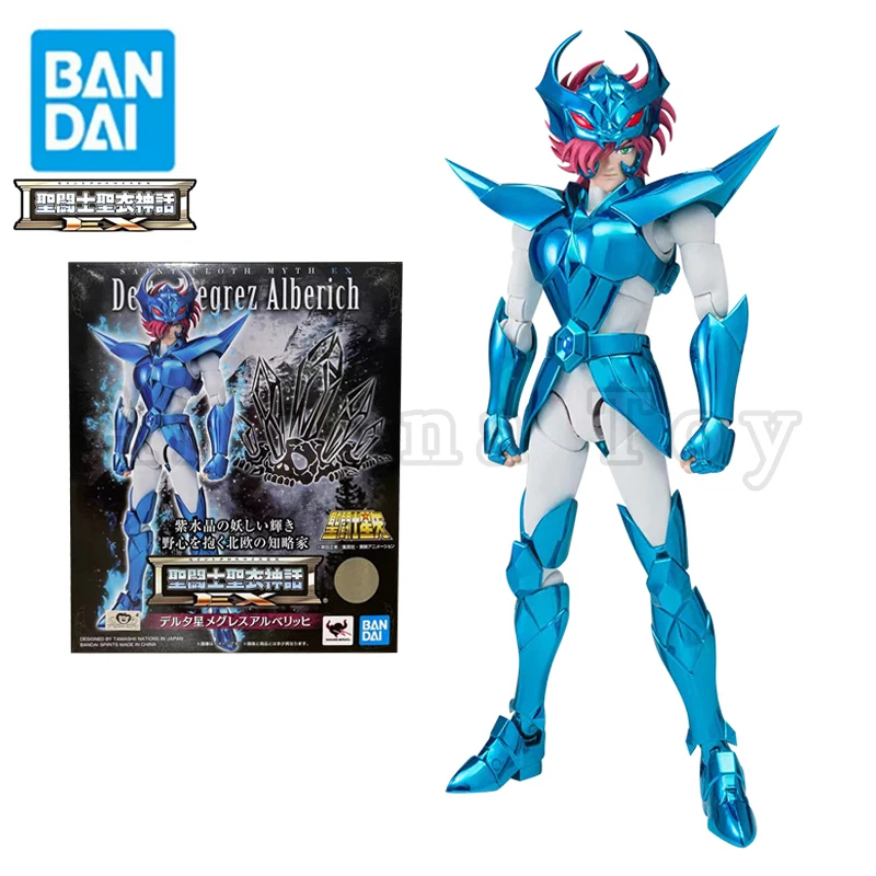 

BANDAI 18cm Action Figure Saint Seiya Cloth Myth EX Delta Megrez Alberich Anime TV Model For Gift Free Shipping